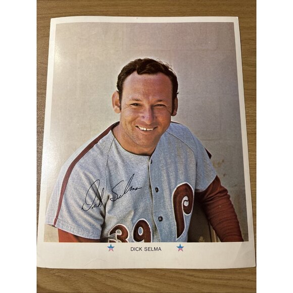 1971 Complete set of 12 Arco 8x10 Philadelphia Phillies Photo Cards Baseball VTG - Picture 5 of 16